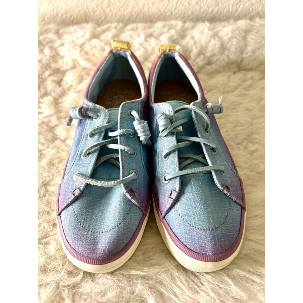 Sperry Women's Crest Vibe Shimmer sneakers in size 7M.